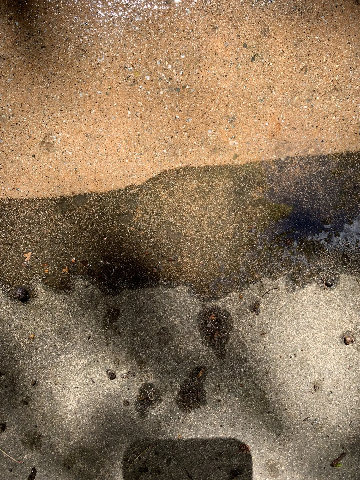 Half cleaned aggregate